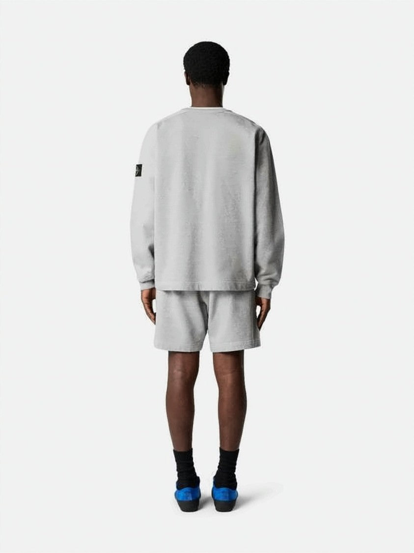 Stone Island Minimalistic Long-Sleeve Tee With Crew Neckline