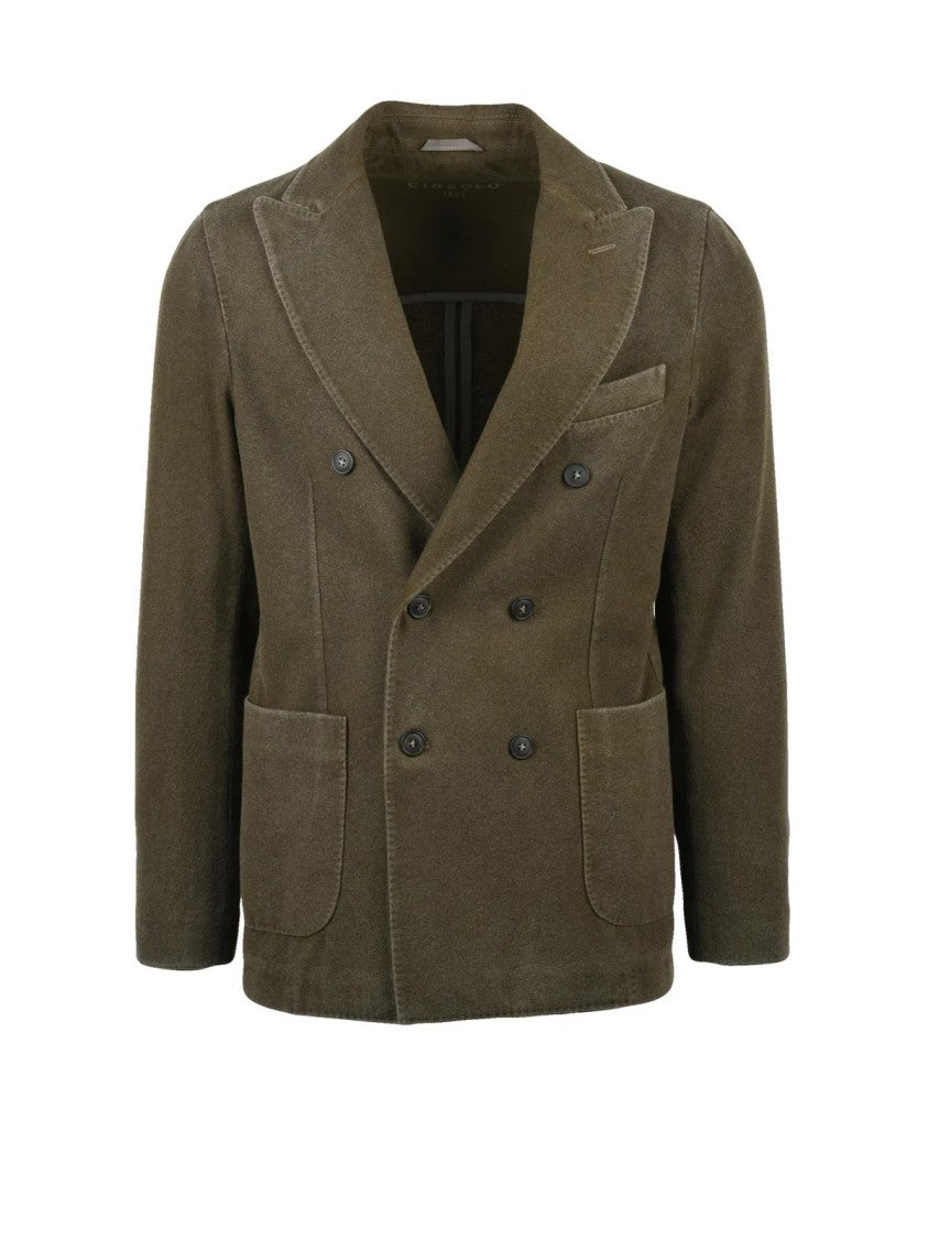 Circolo 1901 Double-Breasted Jacket With Tailored Silhouette And Button Closure