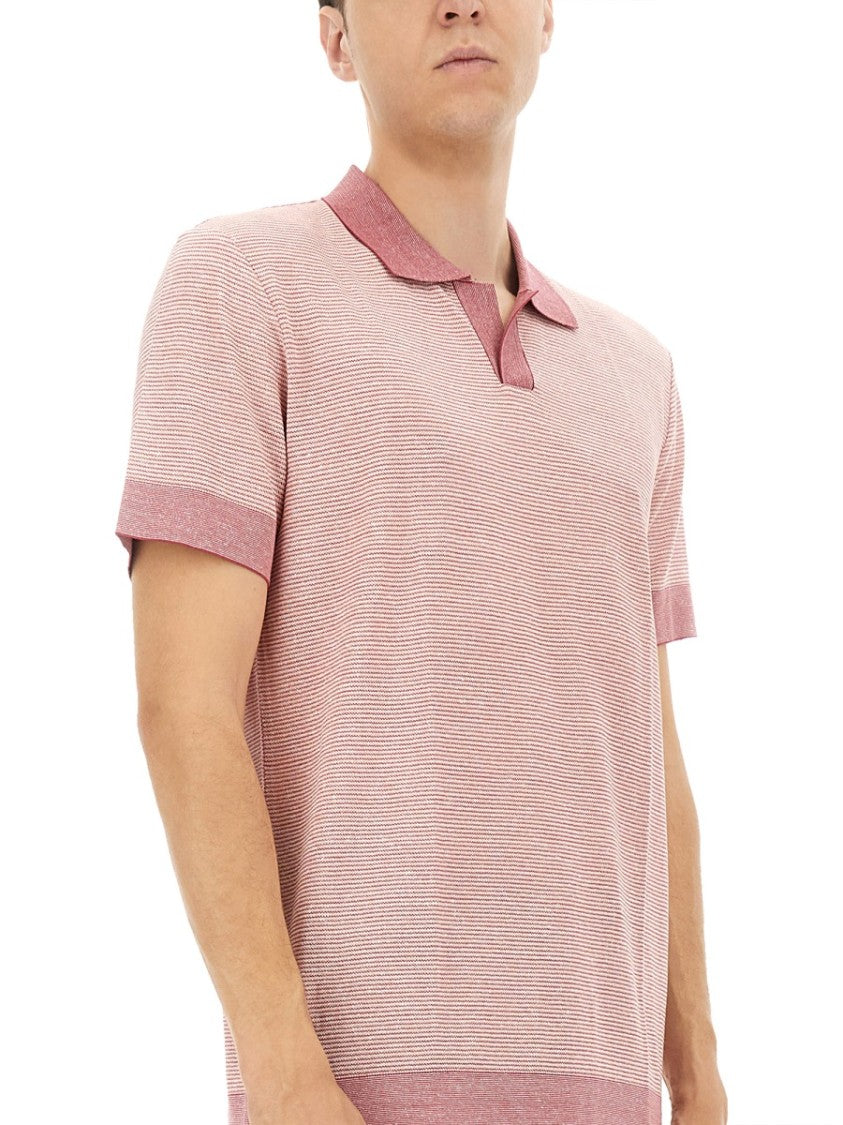 Boss Camel Textured Polo Shirt