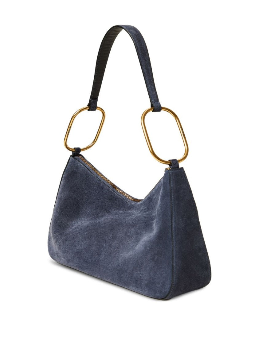 Twin-Set Calf Leather Shoulder Bag