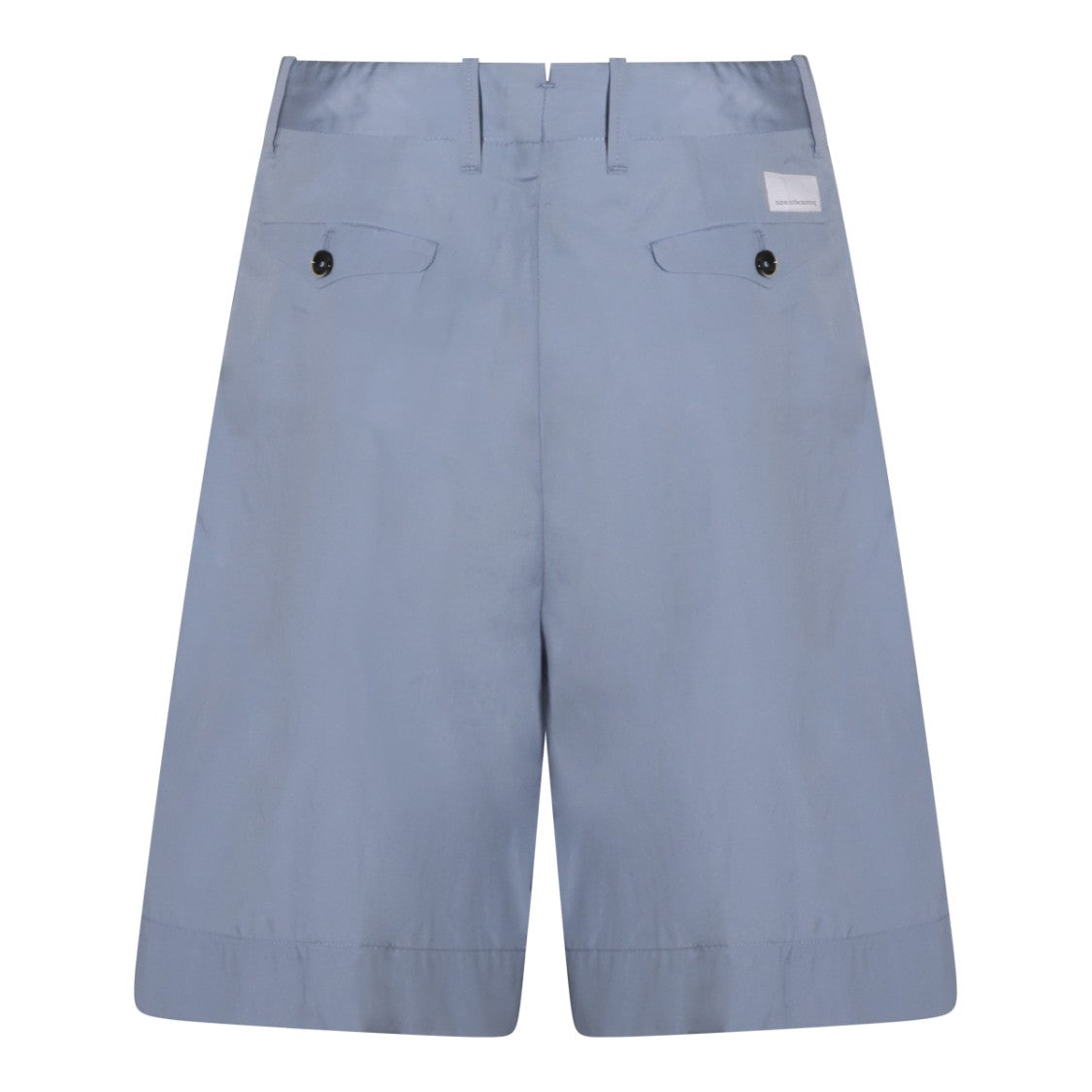 Nine In The Morning Tailored Light Blue Shorts With Pleated Front