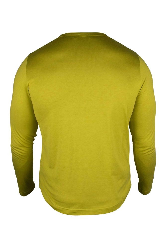 Loro Piana Apple Green Cotton-Silk Blend Long-Sleeve T-Shirt