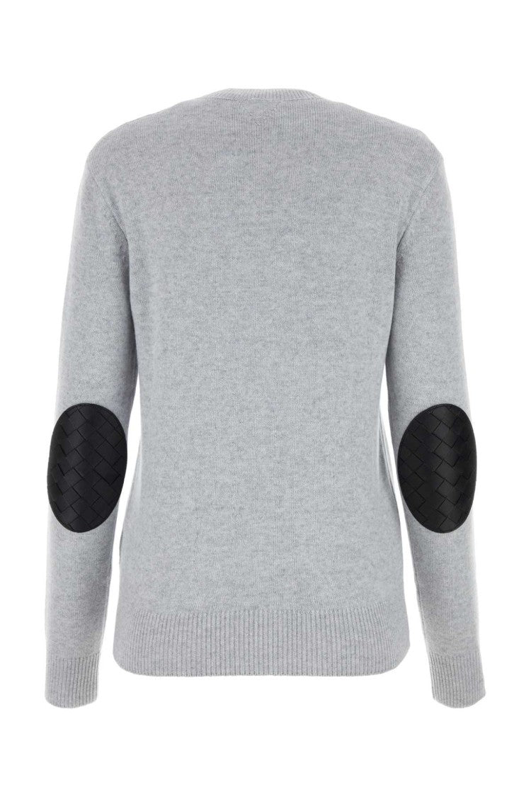 Bottega Veneta Grey Stretch Cashmere Blend Sweater