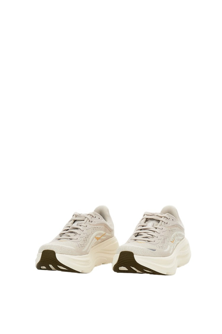 Hoka Grey Bondi 9 Technical Mesh Eva Foam Sneakers
