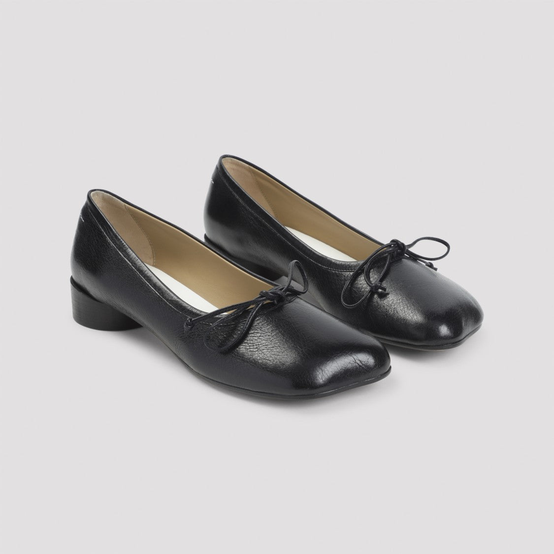 Mm6 By Maison Margiela Chic Calf Leather Ballerinas
