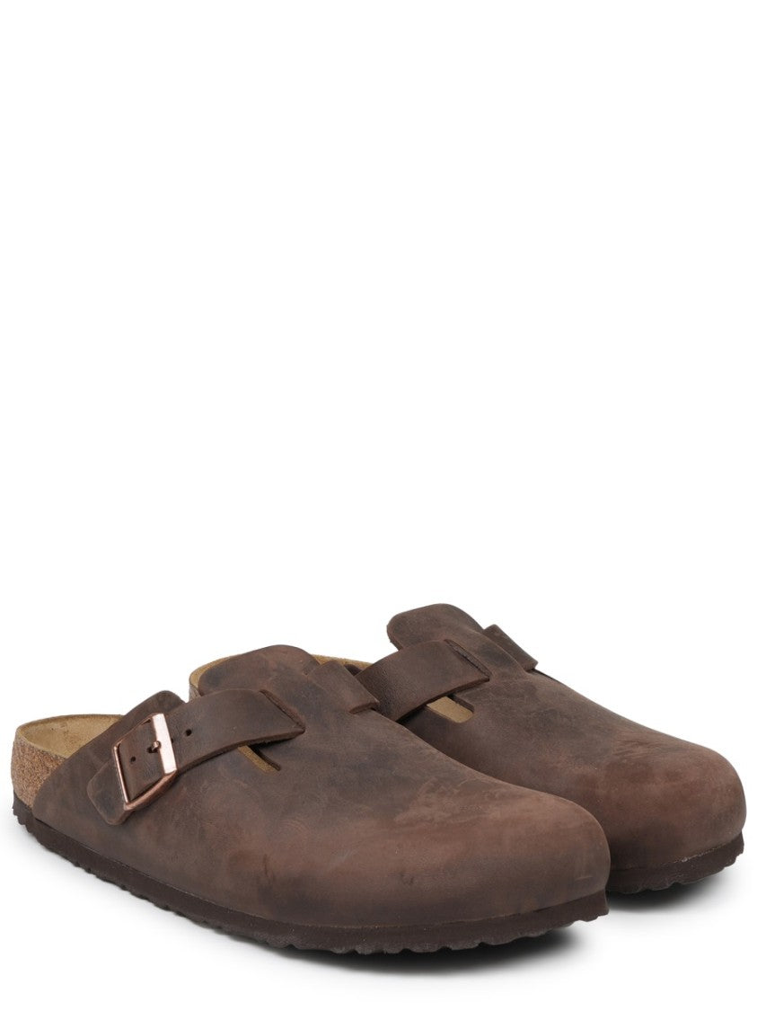 Birkenstock Adjustable Closed-Toe Sandals With Cork Footbed And Rubber Sole