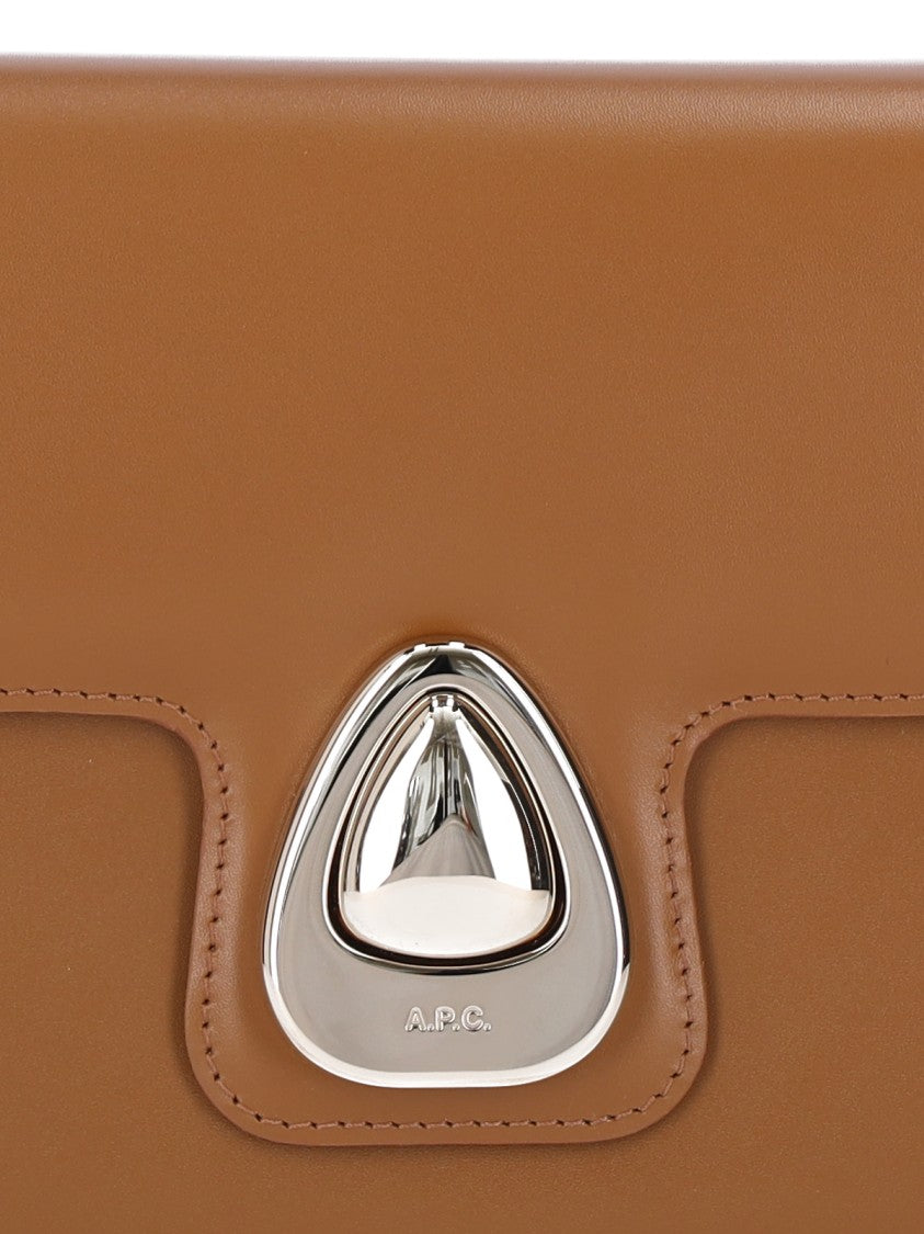 A.P.C. Small "Astra" Shoulder Bag – Light Brown