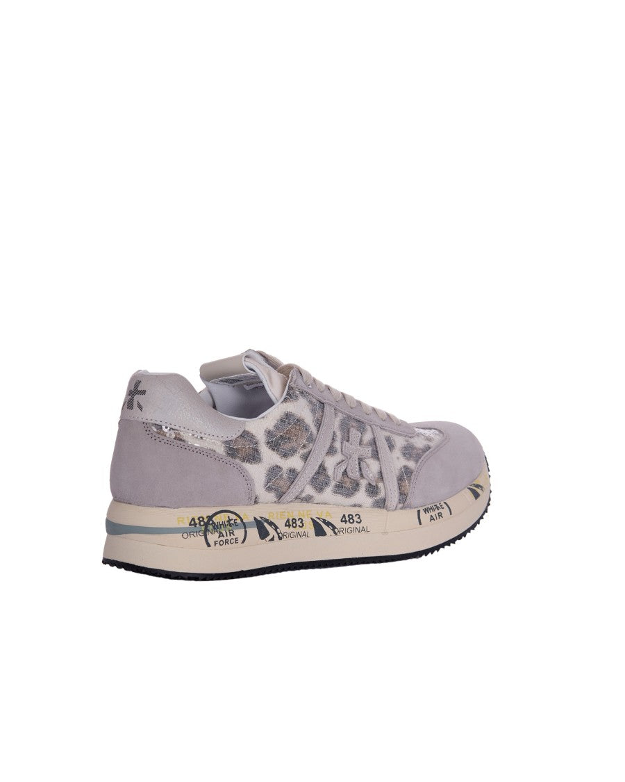 Premiata Lightweight Animal Print Sneakers