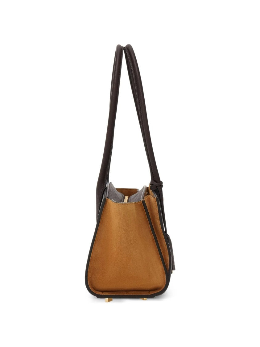 Salvatore Ferragamo St Soft Ew Smooth Calf Leather Shoulder Bag