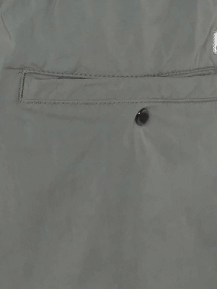 C.P. Company Grey Mid-Thigh Shorts With Distinctive Lens Detail