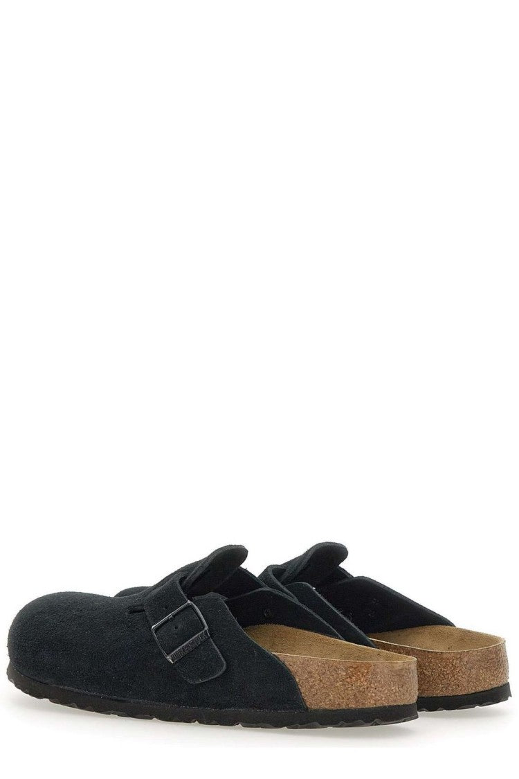 Birkenstock Boston Mules – Black