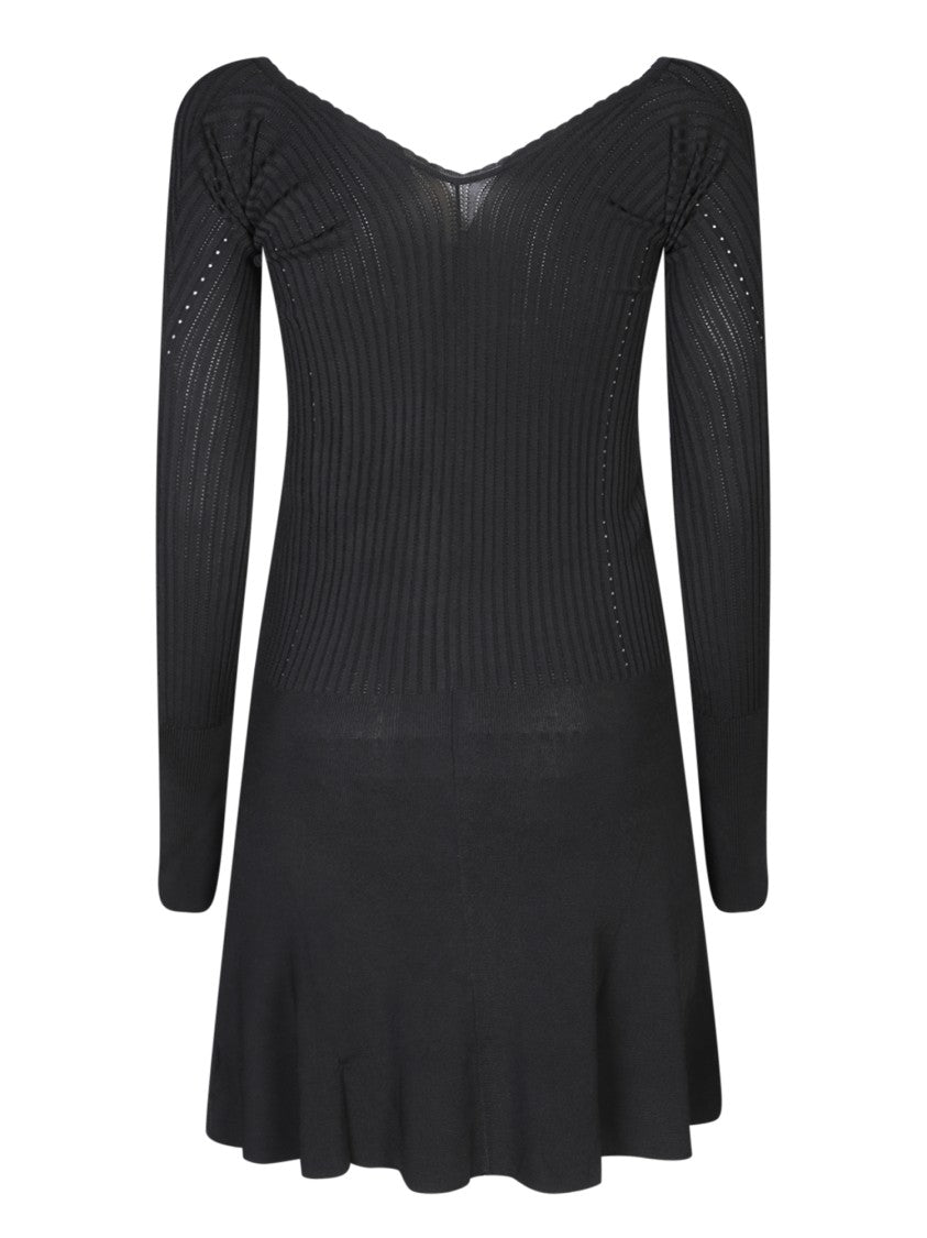 Jacquemus Black Viscose Dress