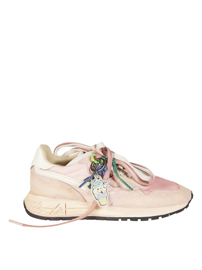 Autry Soft Pink Reelwind Sup Vint Sneakers