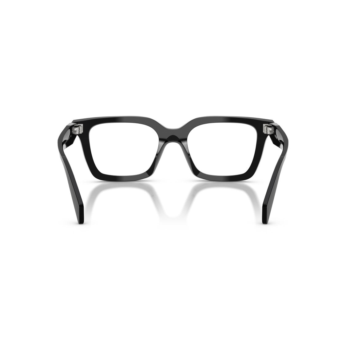 Prada 0Pr C08v Rectangular Black Acetate Eyeglasses
