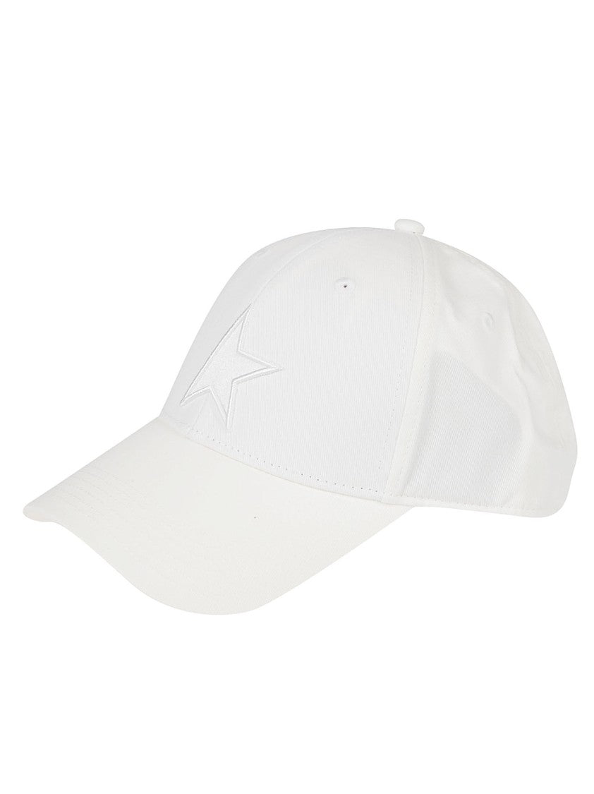 Golden Goose Curved Brim Cap With Embroidered Half-Star Logo