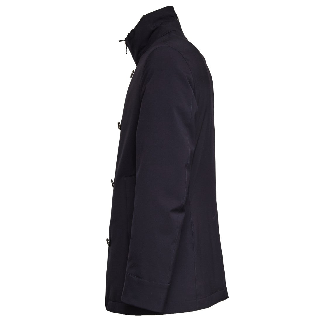 Montecore Technical Aero Twill Double-Breasted Peacoat