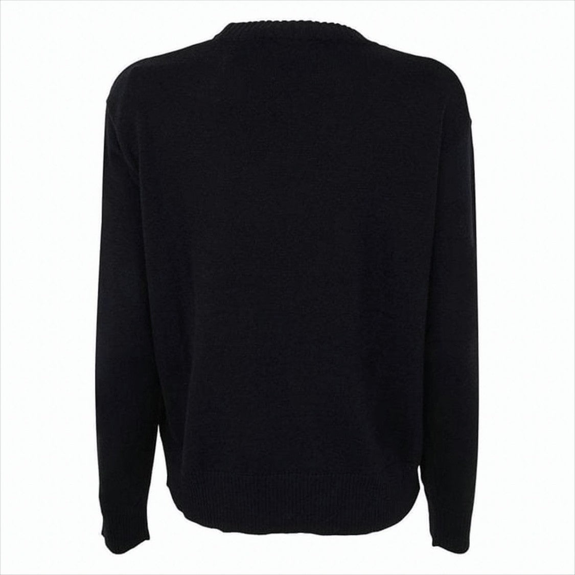 Max Mara Textured Anchor Motif Wool Sweater