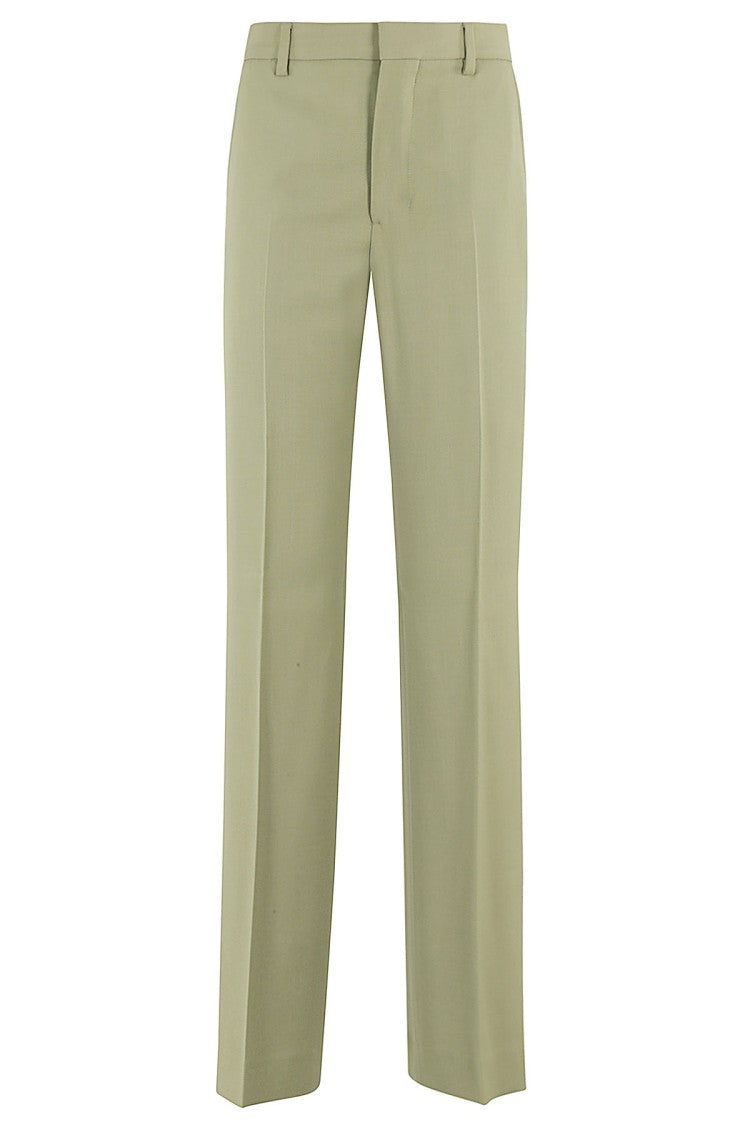 Ami Flare Leg Pants With High Waist And Tailored Finish