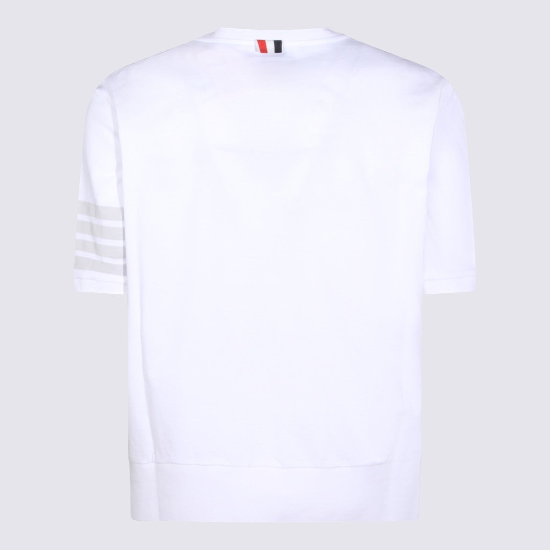 Thom Browne Classic White Four Band T-Shirt
