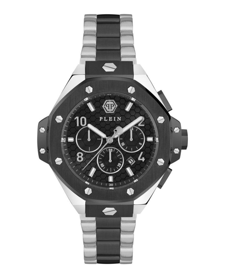 Philipp Plein Chronograph Royal Bracelet Watch With Two-Tone Case