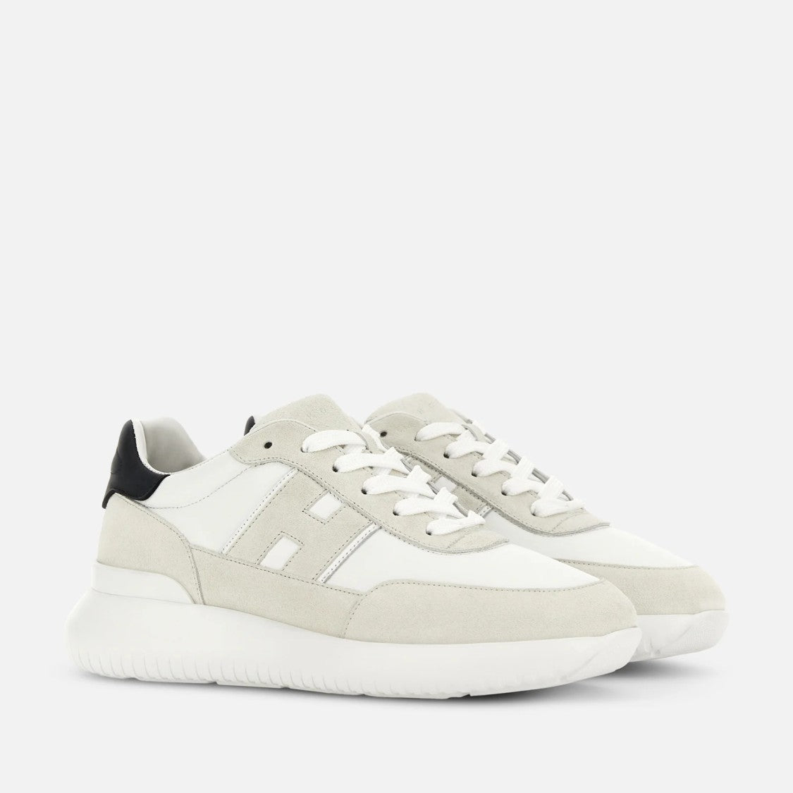 Hogan H709 Allacciato H Banda Sneakers In White