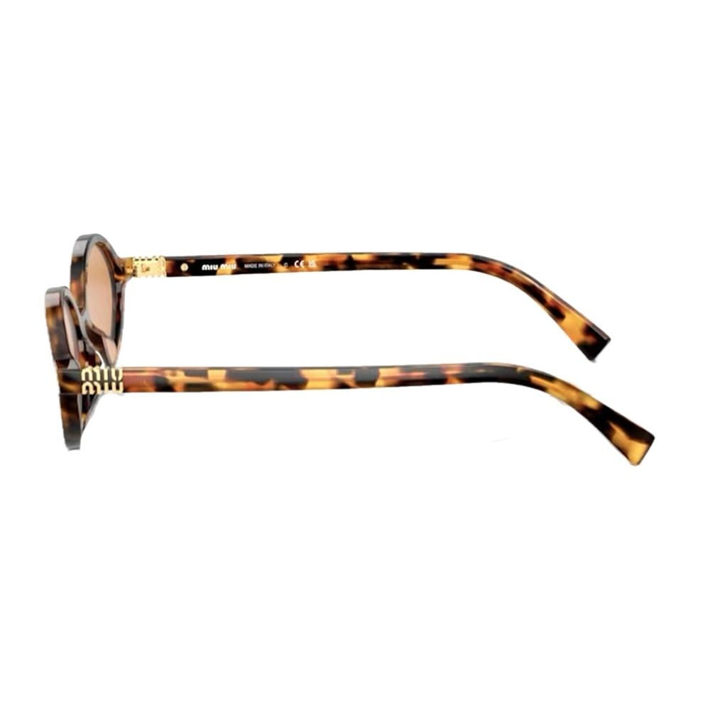Miu Miu 0Mu 04Zs Miu Miu Oval Tortoiseshell Sunglasses