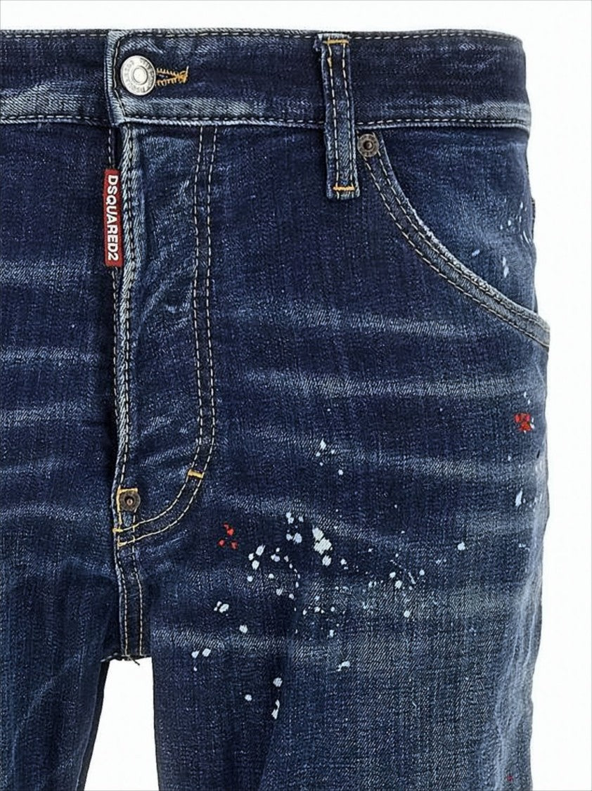Dsquared2 Slim Fit Distressed Denim Pants