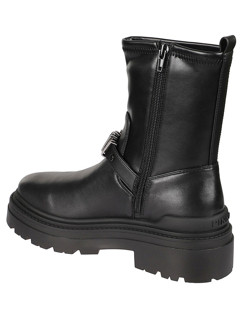 Pinko Short Boots With Buckle