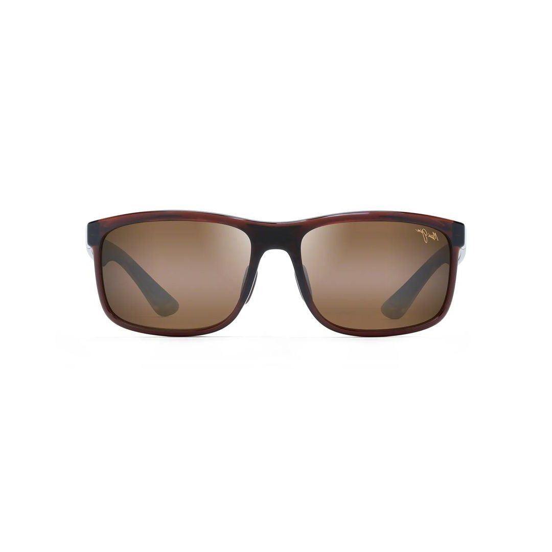 Maui Jim Huelo Gradient Rectangular Frame Sunglasses With Subtle Branding