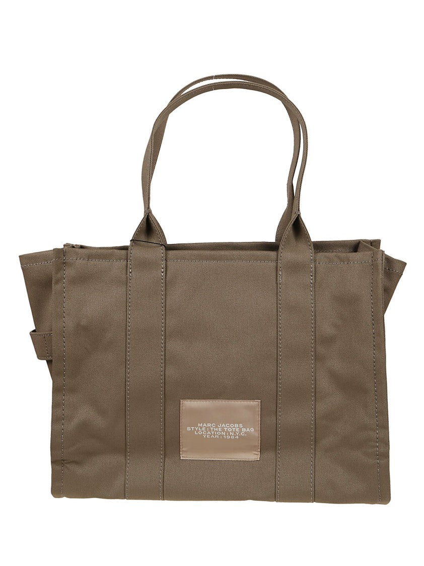 Marc Jacobs Cotton Canvas Tote Bag With Spacious Interior
