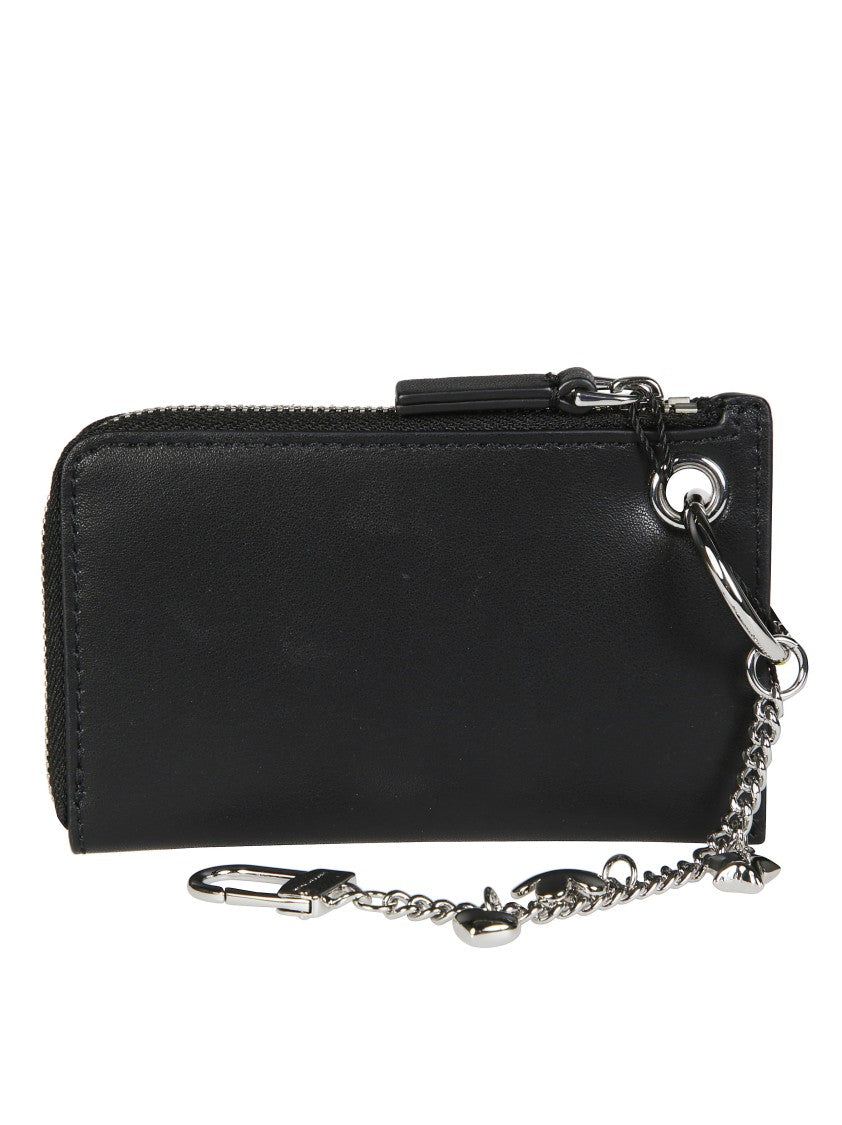 Marc Jacobs Rounded Coin Purse Charm In Smooth Cow Leather