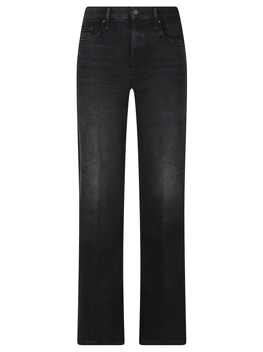 Mother The Roller Sneak Five-Pocket Faded Flared Jeans