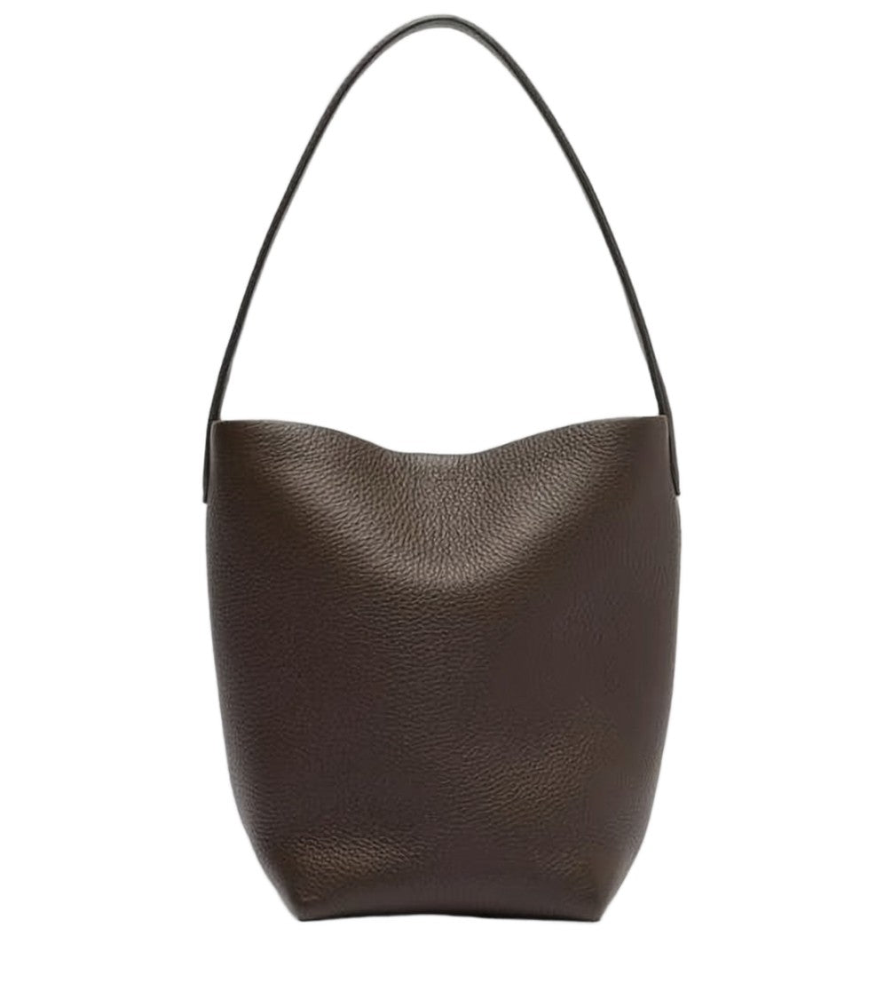 The Row Pebbled Calf Leather Small Tote Bag