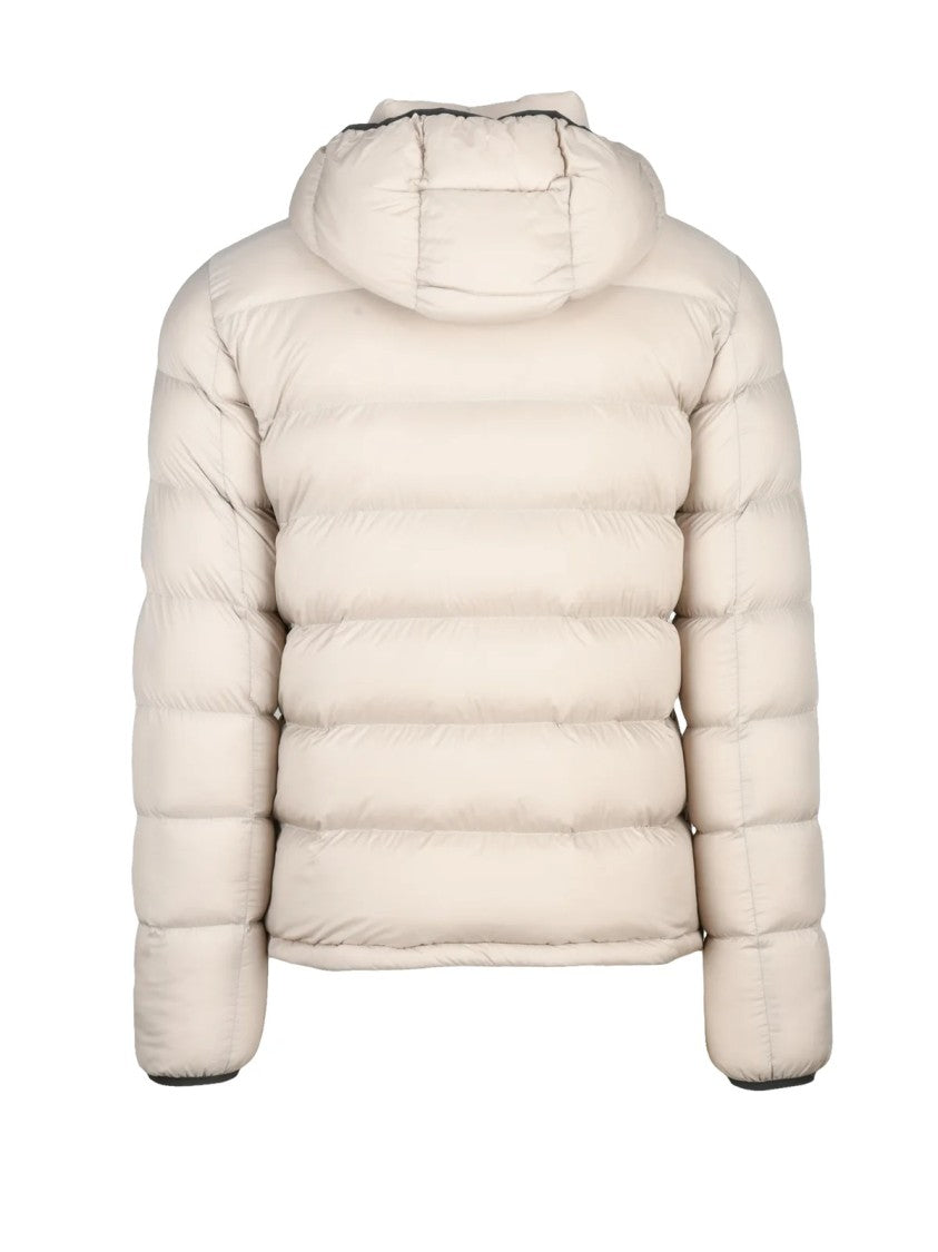 Herno Matte Finish Quilted Down Jacket With High Collar