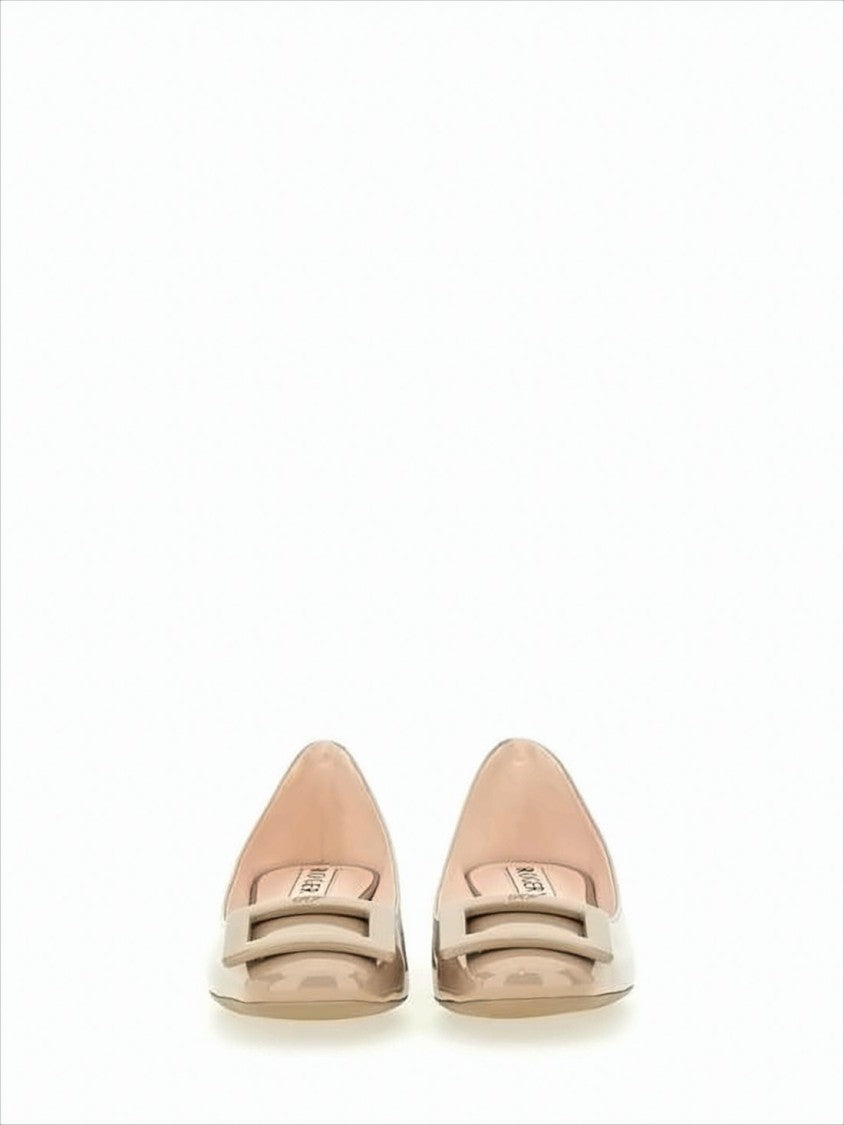 Roger Vivier Glossy Low-Heeled Pumps