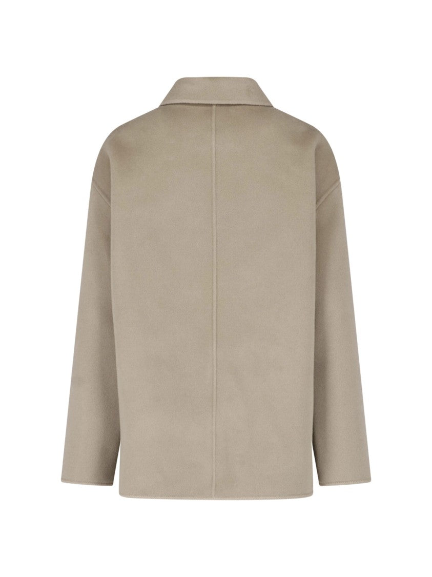 Róhe Pankou Pointed Collar Wool-Blend Jacket