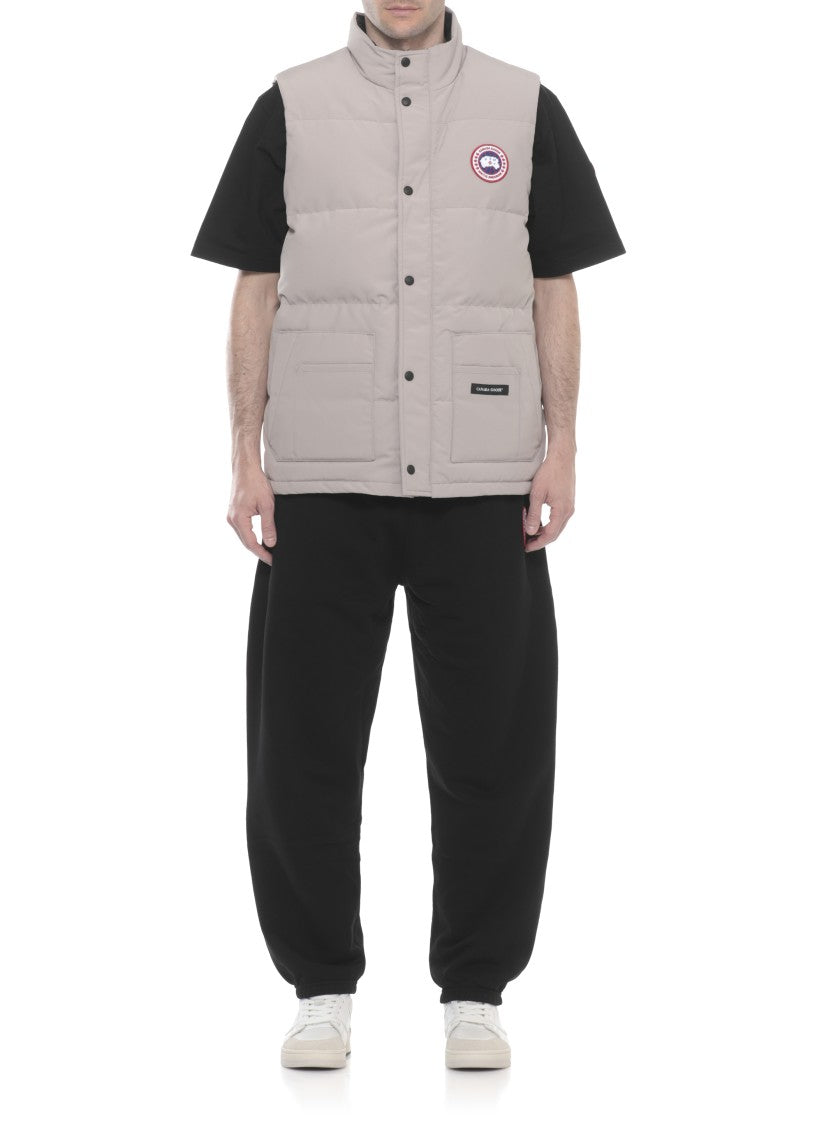 Canada Goose Beige Freestyle Crew Padded Gilet