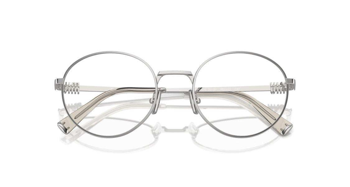 Miu Miu 0Mu 52Xv Round Metal Frame Sunglasses