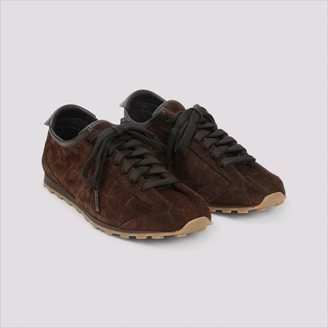 Jacquemus Textured Crocodile-Pattern Low-Top Sneakers