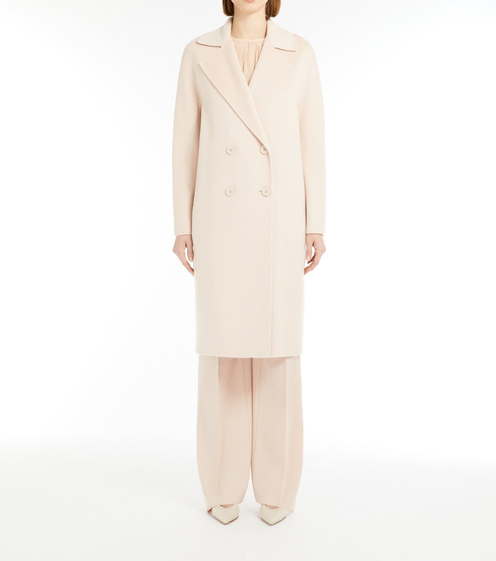 Max Mara Double-Breasted Coat With Design