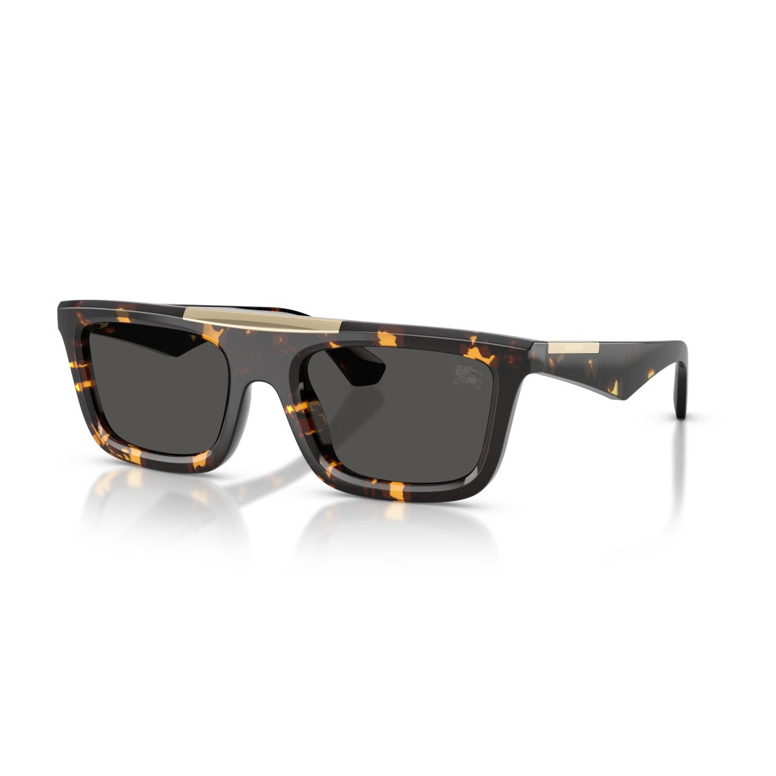 Burberry 0Be4451u Rectangular Tortoiseshell Sunglasses