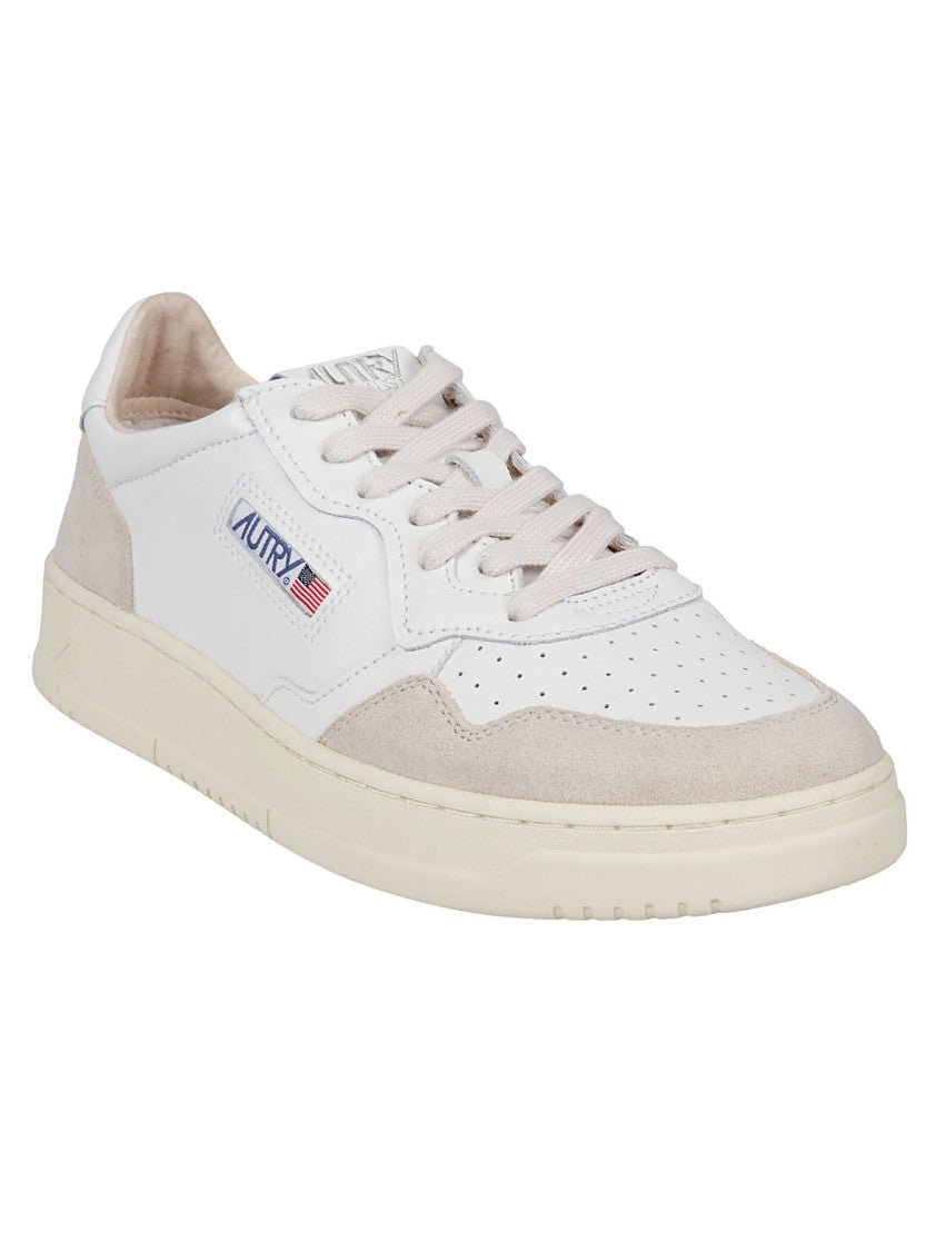 Autry Medalist Low Leather Suede Low-Top Sneakers