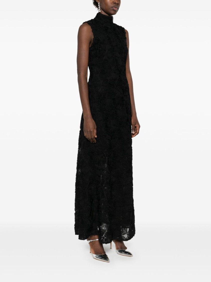 Rotate Sleeveless Maxi Dress With Floral Texture