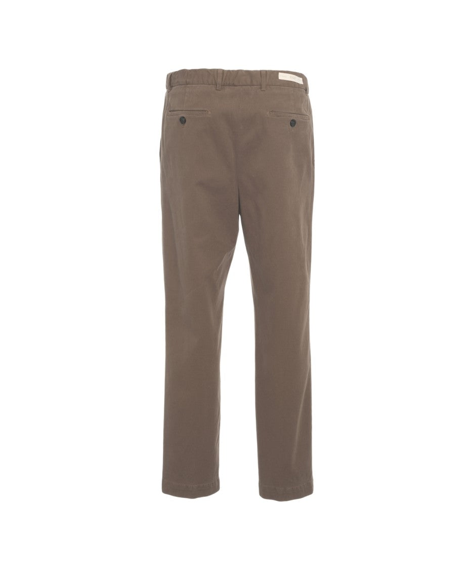 Briglia Classic Brown Chinos With Timeless Design And Practical Pockets