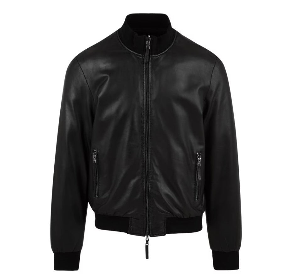 The Jack Leathers Reversible Black Leather Jacket