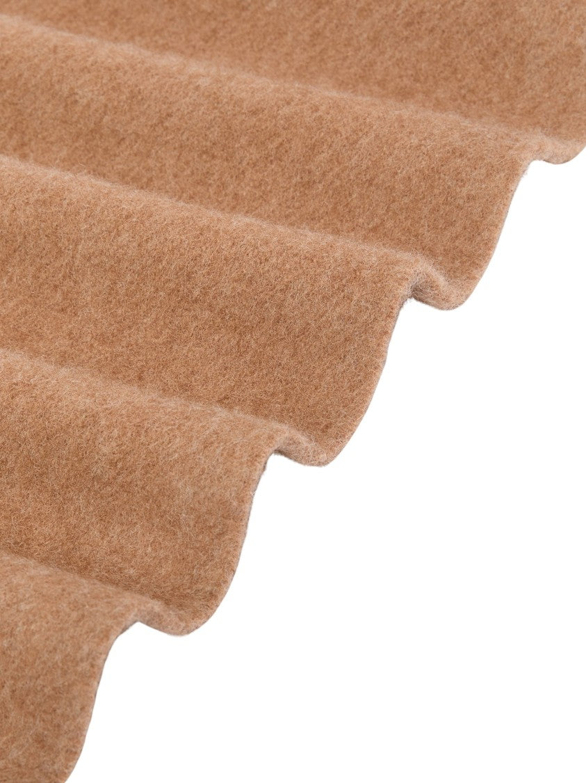 Max Mara Wsdalia Fringed Embroidered Wool Scarf