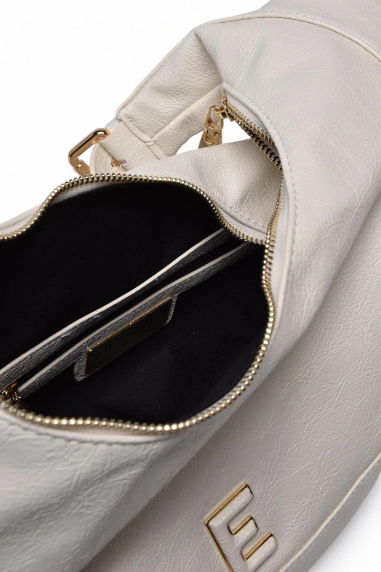 Ermanno Firenze Teal Hobo Bag Medium - White