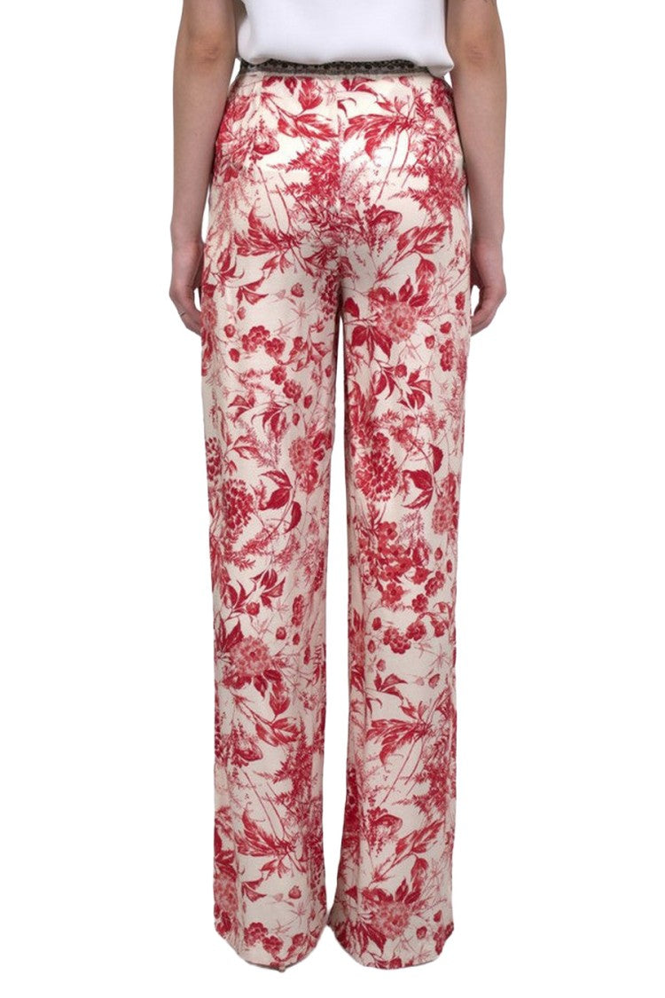 Simona Corsellini Multicolor Cotton-Blend Straight-Leg Pants