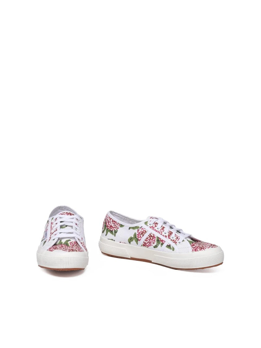 Superga X Lisa Corti White Floral Canvas Superga X Lisa Corti Sneakers
