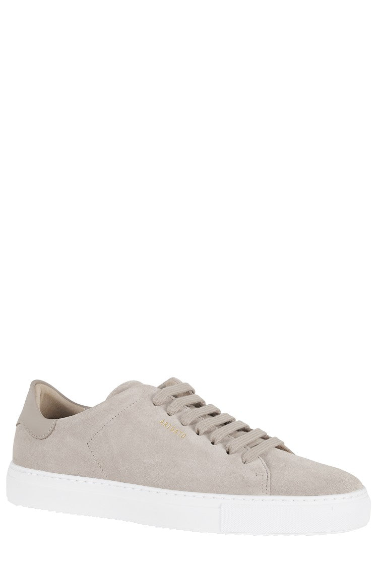 Axel Arigato Beige Clean 90 Suede Leather Low-Top Sneakers